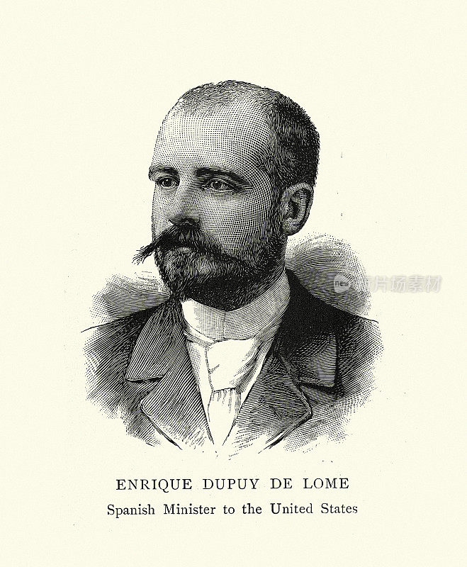 Enrique Dupuy de L?me 19世纪维多利亚时期西班牙驻美国大使